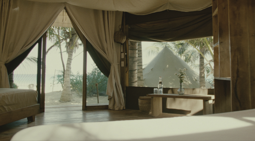Tulum yoga retreat in tents