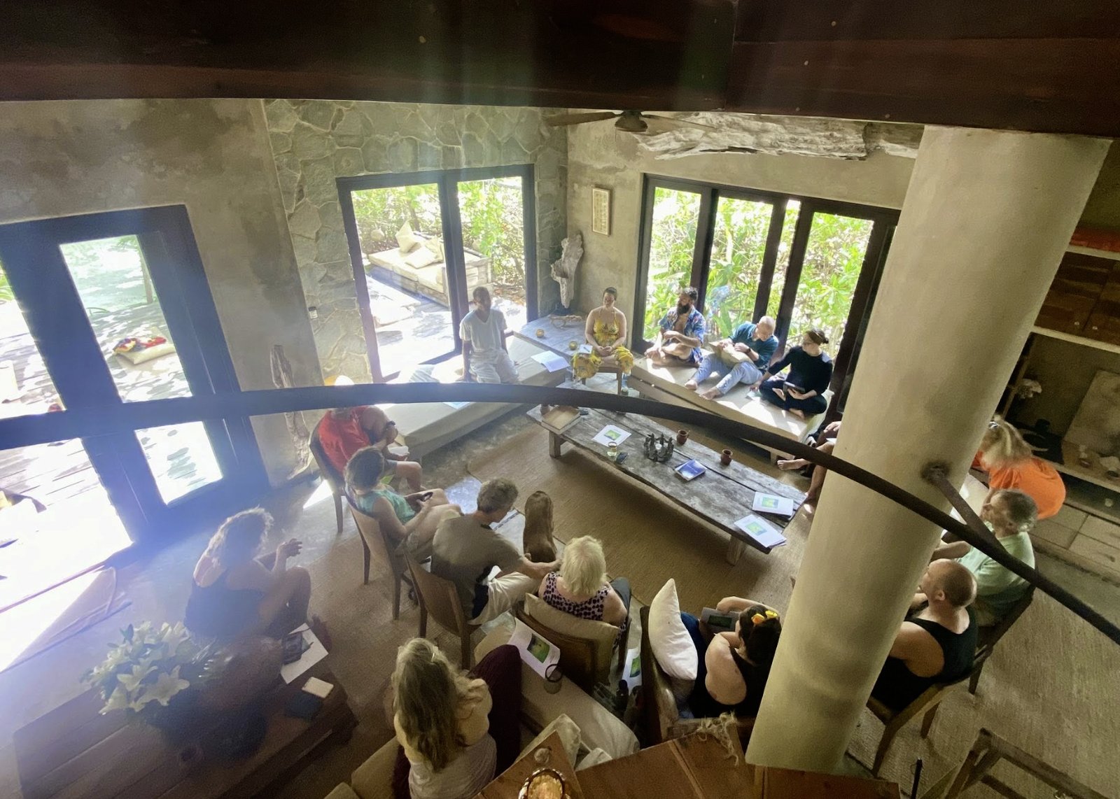 yoga gathering Tulum